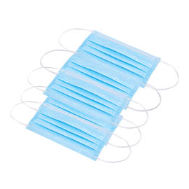 Personal Use Disposable Mouth Mask , Disposable Medical Mask PP Outer Layer