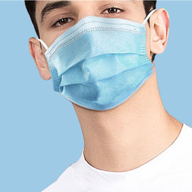 ประเทศจีน Anti Virus 3 Ply Surgical Face Mask , Disposable Nose Mask For Dust Free Workshop บริษัท