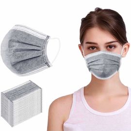 Light Weight Carbon Filter Respirator , Carbon Filter Dust Mask Single Use