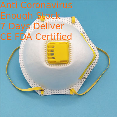 Polypropylene Non Woven Fabric Face Mask With Adjustable Aluminum Nose Clip