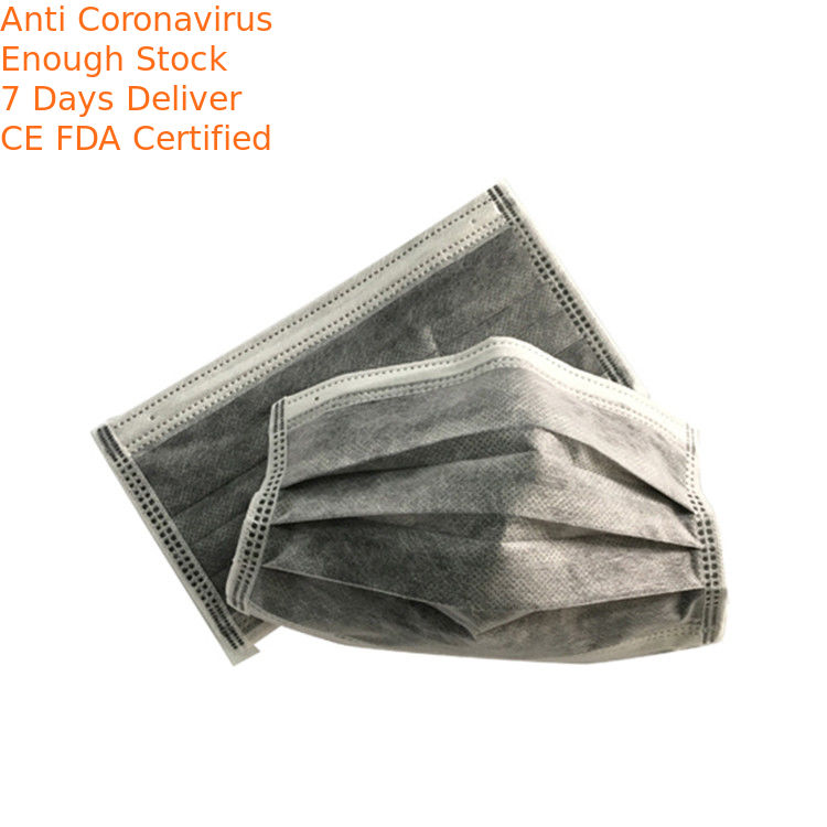 Light Weight Carbon Filter Respirator , Carbon Filter Dust Mask Single Use